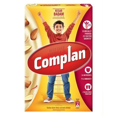 Complan Growth Drink Mix - Kesar Badam Flavour