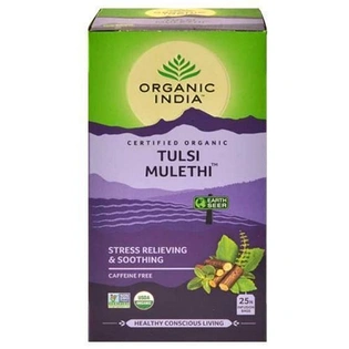 Organic India Tea - Infusion, Tulsi Mulethi 45 gm (25 Bags x 1.8 gm each)