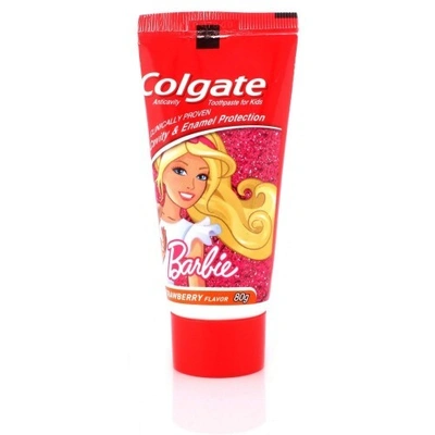 Colgate Anticavity Barbie Strawberry Flavor Kids Toothpaste