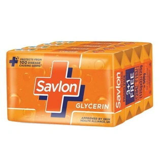 Savlon Glycerine Soap, 125g (Buy 3 Get 1 Free)