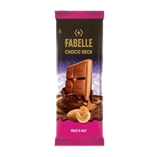 Fabelle Fruit and Nut Choco Deck Bar 128g