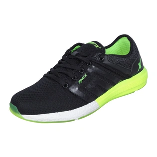 SPARX BLACK/FL. GREEN GENTS SPORTS SHOES_SM-346