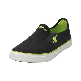 SPARX BLACK/FL.GREEN GENTS SPORTS SHOES_SM-214