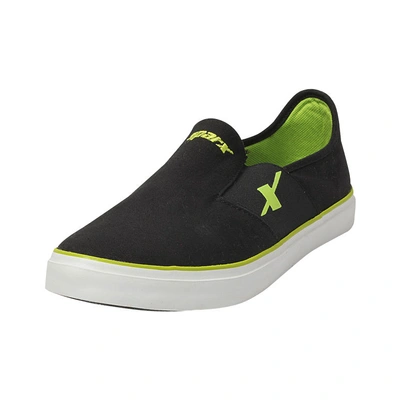 SPARX BLACK/FL.GREEN GENTS SPORTS SHOES_SM-214