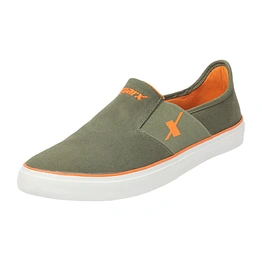 SPARX OLIVE/ORANGE GENTS SPORTS SHOES_SM-214