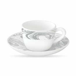 Marble Cup & Saucer Set