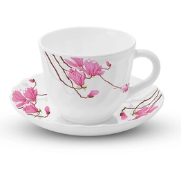 Lily Blossom Cup & Fluted Saucer Set