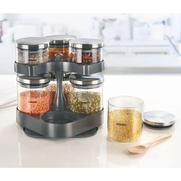 Spin-n-Store Tray with Jars