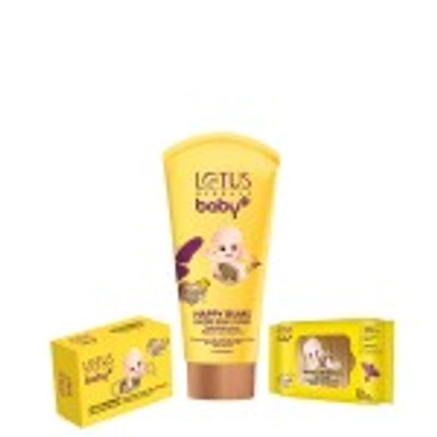 LOTUS HERBALS BABY+ COMBO PACK (SOAP-75G+WIPES-24N+CREME-100GM)