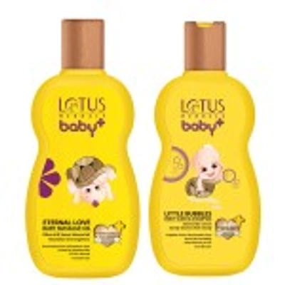 LOTUS HERBALS BABY+ COMBO PACK (SHAMPOO-200ML+ OIL-100ML)