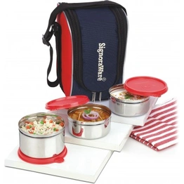 Executive Maxx Fresh Steel Medium Lunch Box