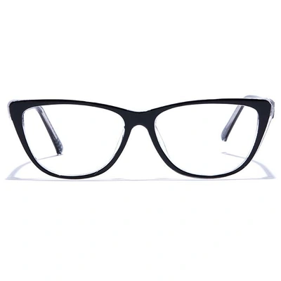 GRAVIATE by Coolwinks E12A7489 Glossy Black Full Frame Cateye Eyeglasses for Women