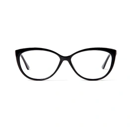 GRAVIATE by Coolwinks E12B5682 Glossy Black Full Frame Cateye Eyeglasses for Women