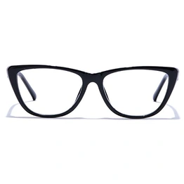 GRAVIATE by Coolwinks E12B7590 Glossy Black Full Frame Cateye Eyeglasses for Women