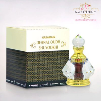 Al Haramain Dehnal Oudh Shuyookhi 3ml Concentrated Perfume Oil From Dubai