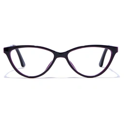 GRAVIATE by Coolwinks E12C7657 Glossy Black Full Frame Cateye Eyeglasses for Women