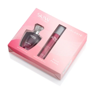 Skinn by Titan Celeste Coffret 50 ml Perfume and 75 ml ...