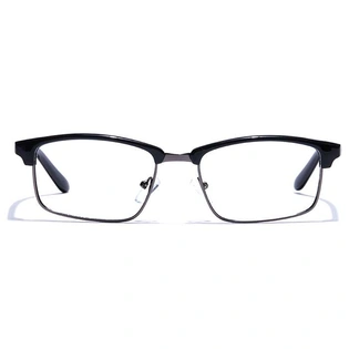 GRAVIATE by Coolwinks E12C7508 Glossy Black Full Frame Clubmaster Eyeglasses for Men and Women