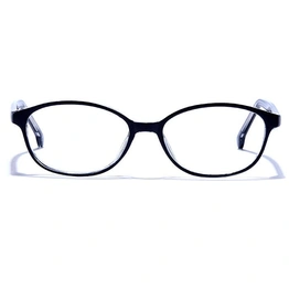 GRAVIATE by Coolwinks E12B6458 Glossy Black Full Frame Oval Eyeglasses for Men and Women