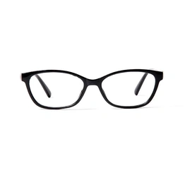 GRAVIATE by Coolwinks E12B5690 Glossy Black Full Frame Oval Eyeglasses for Women