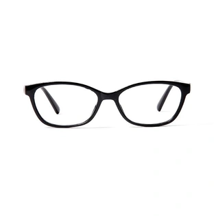 GRAVIATE by Coolwinks E12B5690 Glossy Black Full Frame Oval Eyeglasses for Women