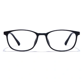 GRAVIATE by Coolwinks E12B7575 Matte Black Full Frame Oval Eyeglasses for Women