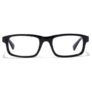 GRAVIATE by Coolwinks E12A7136 Glossy Black Full Frame Rectangle Eyeglasses for Kids