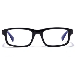 GRAVIATE by Coolwinks E12A7137 Glossy Black Full Frame Rectangle Eyeglasses for Kids