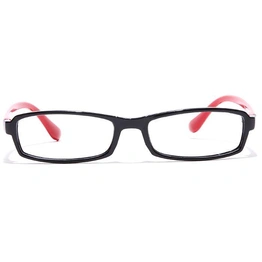 GRAVIATE by Coolwinks E12A7139 Glossy Black Full Frame Rectangle Eyeglasses for Kids