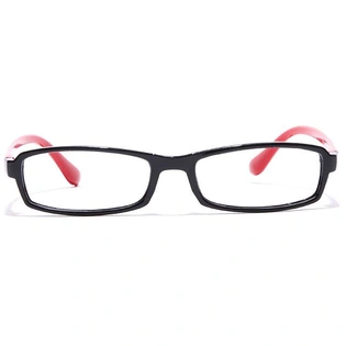 GRAVIATE by Coolwinks E12A7139 Glossy Black Full Frame Rectangle Eyeglasses for Kids