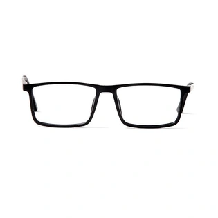 GRAVIATE by Coolwinks E12A5615 Matte Black Full Frame Rectangle Eyeglasses for Men and Women