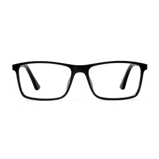 GRAVIATE by Coolwinks E12A5623 Glossy Black Full Frame Rectangle Eyeglasses for Men and Women