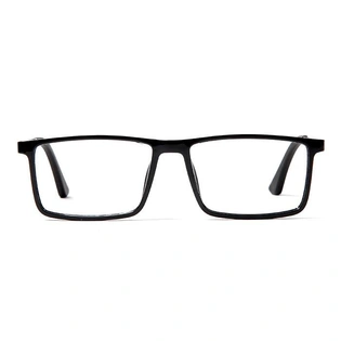 GRAVIATE by Coolwinks E12A5633 Glossy Black Full Frame Rectangle Eyeglasses for Men and Women