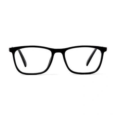 GRAVIATE by Coolwinks E12A5638 Matte Black Full Frame Rectangle Eyeglasses for Men and Women