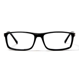 GRAVIATE by Coolwinks E12A5661 Glossy Black Full Frame Rectangle Eyeglasses for Men and Women