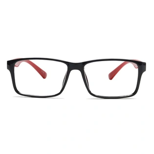 GRAVIATE by Coolwinks E12A5895 Glossy Black Full Frame Rectangle Eyeglasses for Men and Women