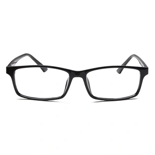 GRAVIATE by Coolwinks E12A6547 Glossy Black Full Frame Rectangle Eyeglasses for Men and Women