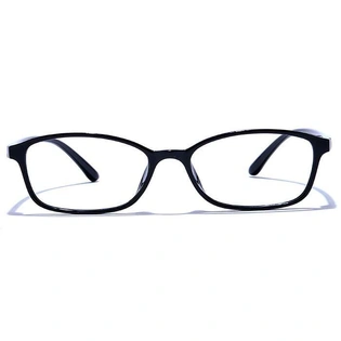 GRAVIATE by Coolwinks E12A6579 Glossy Black Full Frame Rectangle Eyeglasses for Men and Women