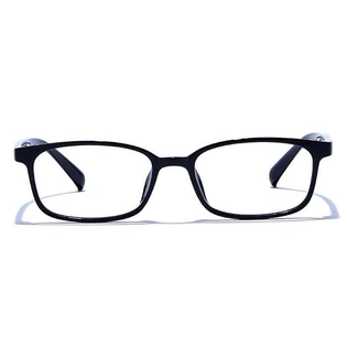 GRAVIATE by Coolwinks E12A6594 Glossy Black Full Frame Rectangle Eyeglasses for Men and Women