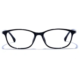 GRAVIATE by Coolwinks E12A6596 Glossy Black Full Frame Rectangle Eyeglasses for Men and Women