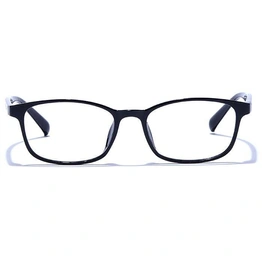 GRAVIATE by Coolwinks E12A6648 Glossy Black Full Frame Rectangle Eyeglasses for Men and Women