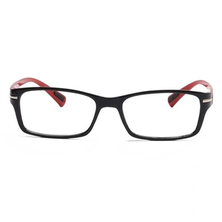 GRAVIATE by Coolwinks E12A6907 Glossy Black Full Frame Rectangle Eyeglasses for Men and Women