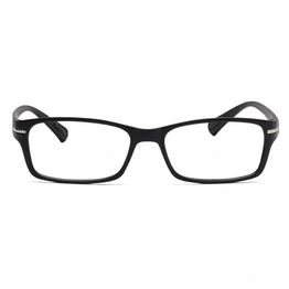 GRAVIATE by Coolwinks E12A6909 Matte Black Full Frame Rectangle Eyeglasses for Men and Women