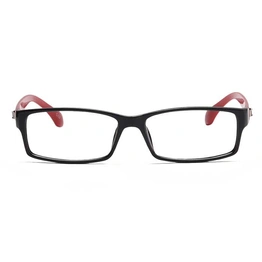 GRAVIATE by Coolwinks E12A6912 Glossy Black Full Frame Rectangle Eyeglasses for Men and Women