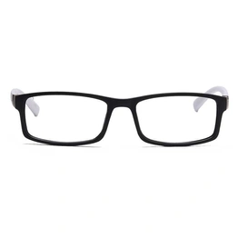 GRAVIATE by Coolwinks E12A6914 Matte Black Full Frame Rectangle Eyeglasses for Men and Women