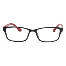 GRAVIATE by Coolwinks E12A6919 Glossy Black Full Frame Rectangle Eyeglasses for Men and Women