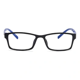 GRAVIATE by Coolwinks E12A6927 Glossy Black Full Frame Rectangle Eyeglasses for Men and Women