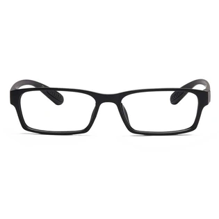 GRAVIATE by Coolwinks E12A6934 Matte Black Full Frame Rectangle Eyeglasses for Men and Women