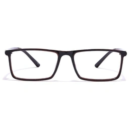 GRAVIATE by Coolwinks E12A6967 Glossy Black Full Frame Rectangle Eyeglasses for Men and Women