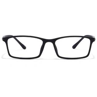 GRAVIATE by Coolwinks E12A6968 Matte Black Full Frame Rectangle Eyeglasses for Men and Women